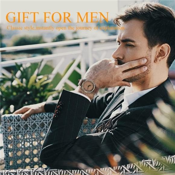 Men Watch Set, Watch for Men, Men Valentines Day Gifts Watch, Mens Gift Set - Picture 3 of 6